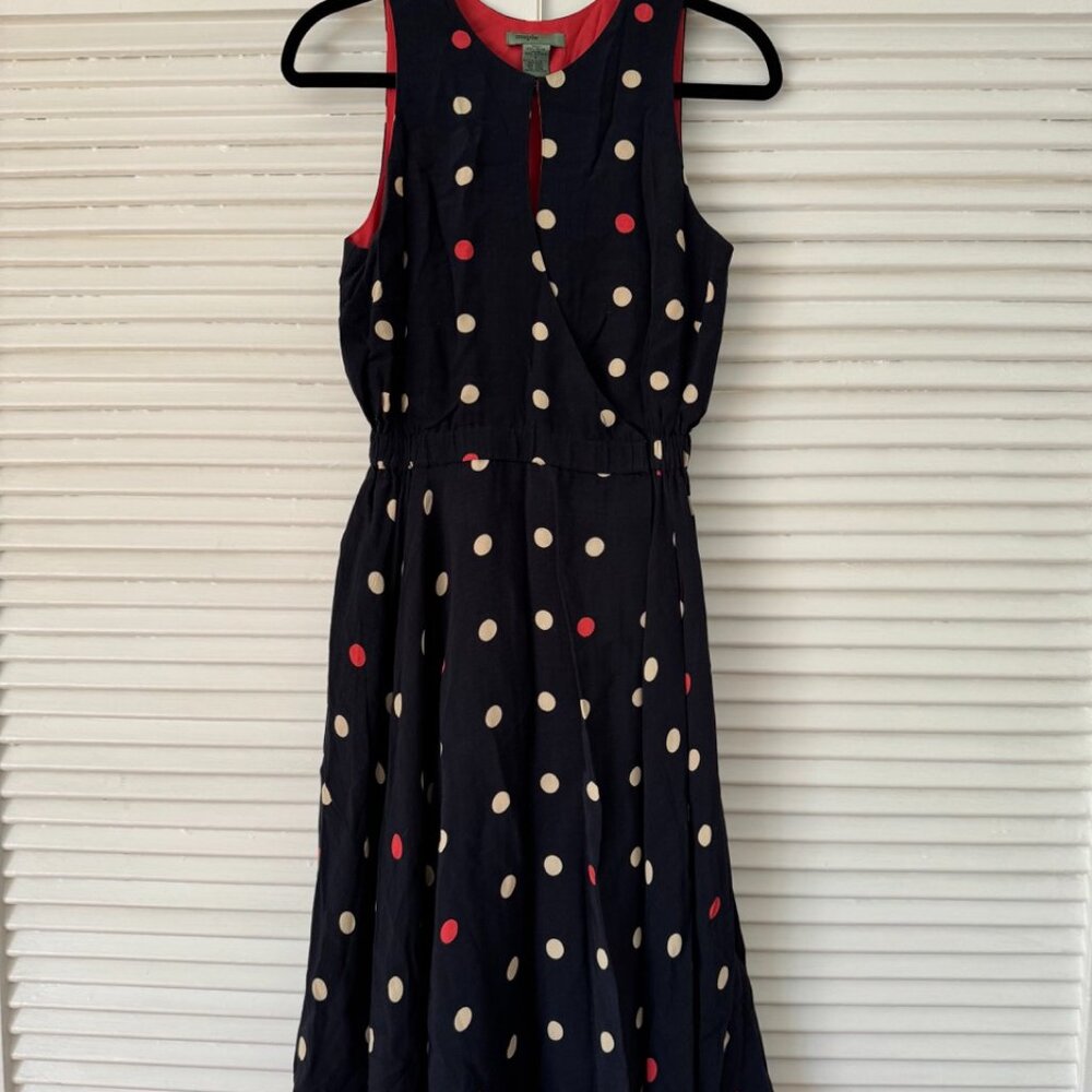 Navy Dress Great for Twirling!